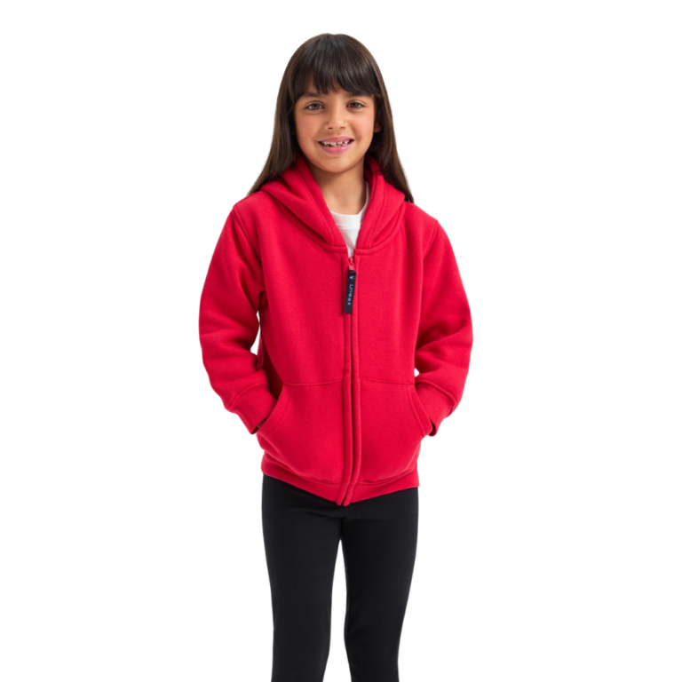 Customize Childrens Classic Full Zip Hooded Sweatshirt