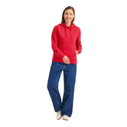 Customize Ladies Deluxe Hooded Sweatshirt - Image 2