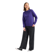 Customize Ladies Deluxe Crew Neck Sweatshirt - Image 2