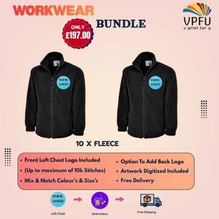 customized fleece bundle