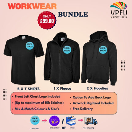 customized work wear bundle