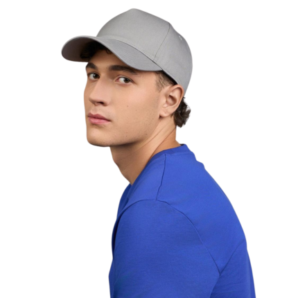 Egon 5 Panel Structured High Profile Curved Visor Organic Cap Adult