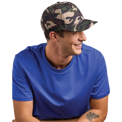 Beat S 6 Panel Structured Mid Profile Mid Visor Recycled Cap Adult