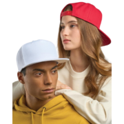 Snapback Flat Visor 5 Panel Sustainable Cap Adult