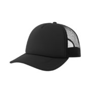 Rapper S 5 Panel Structured Foam Mid Profile Curved Visor Recycled Trucker Cap Adult - Image 2