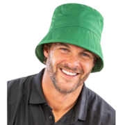 Recycled bound edge bucket hat