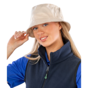 Customize Deluxe washed cotton bucket hat with side mesh panels - Image 2