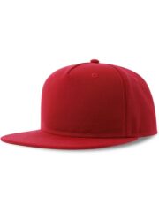 Snapback Flat Visor 5 Panel Sustainable Cap Adult - Image 4