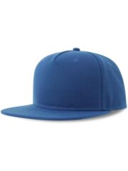 Snapback Flat Visor 5 Panel Sustainable Cap Adult - Image 3