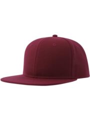 Snapback Flat Visor 5 Panel Sustainable Cap Adult - Image 5