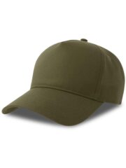 Egon 5 Panel Structured High Profile Curved Visor Organic Cap Adult - Image 4
