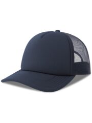 Rapper S 5 Panel Structured Foam Mid Profile Curved Visor Recycled Trucker Cap Adult - Image 18