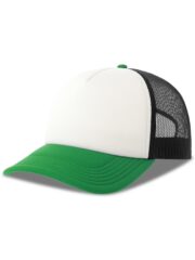 Rapper S 5 Panel Structured Foam Mid Profile Curved Visor Recycled Trucker Cap Adult - Image 15