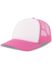 Rapper S 5 Panel Structured Foam Mid Profile Curved Visor Recycled Trucker Cap Adult - Image 8
