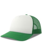 Rapper S 5 Panel Structured Foam Mid Profile Curved Visor Recycled Trucker Cap Adult - Image 9