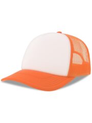 Rapper S 5 Panel Structured Foam Mid Profile Curved Visor Recycled Trucker Cap Adult - Image 11