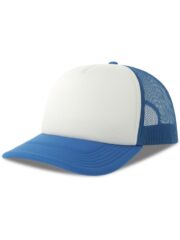 Rapper S 5 Panel Structured Foam Mid Profile Curved Visor Recycled Trucker Cap Adult - Image 7