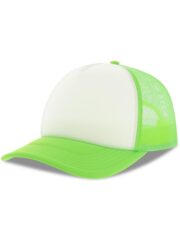Rapper S 5 Panel Structured Foam Mid Profile Curved Visor Recycled Trucker Cap Adult - Image 6