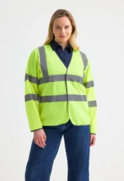 Long Sleeve Hi Vis Safety Waistcoat - Image 2