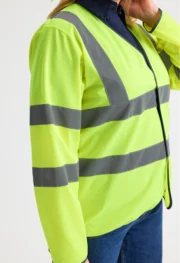 Long Sleeve Hi Vis Safety Waistcoat - Image 3