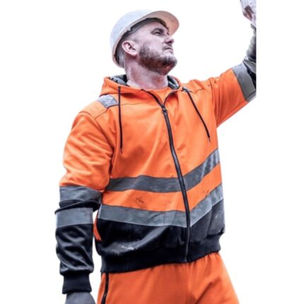 Pro hi-vis full zip hoodie