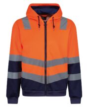 Pro hi-vis full zip hoodie - Image 2