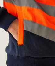 Pro hi-vis full zip hoodie - Image 4