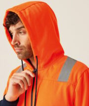 Pro hi-vis full zip hoodie - Image 6