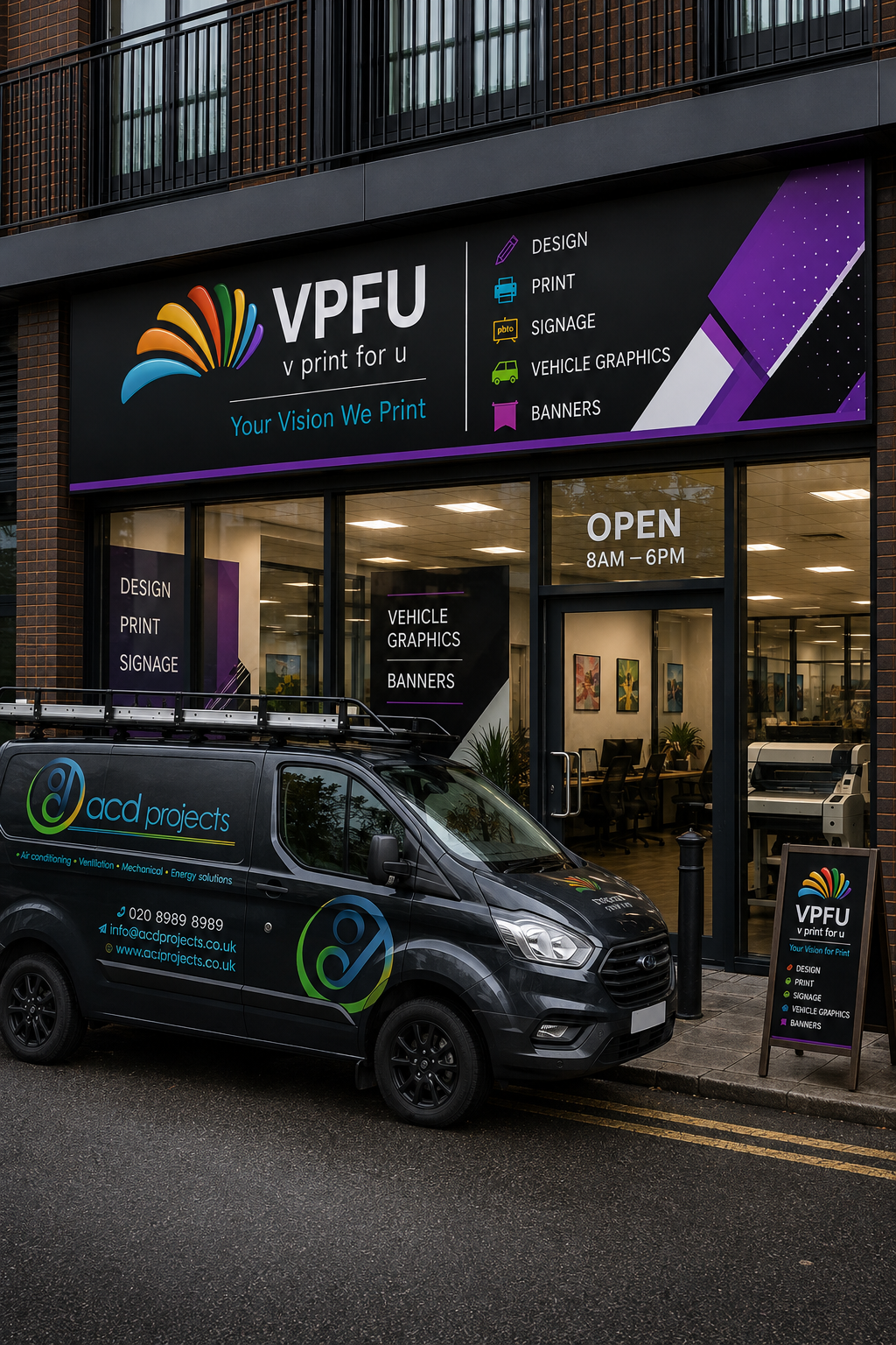 Vehicle Graphics & Shop Signs